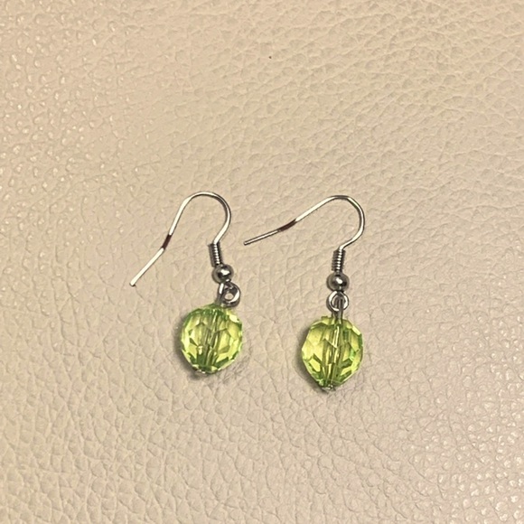 Jewelry - Chartreuse Green Bead Earrings
